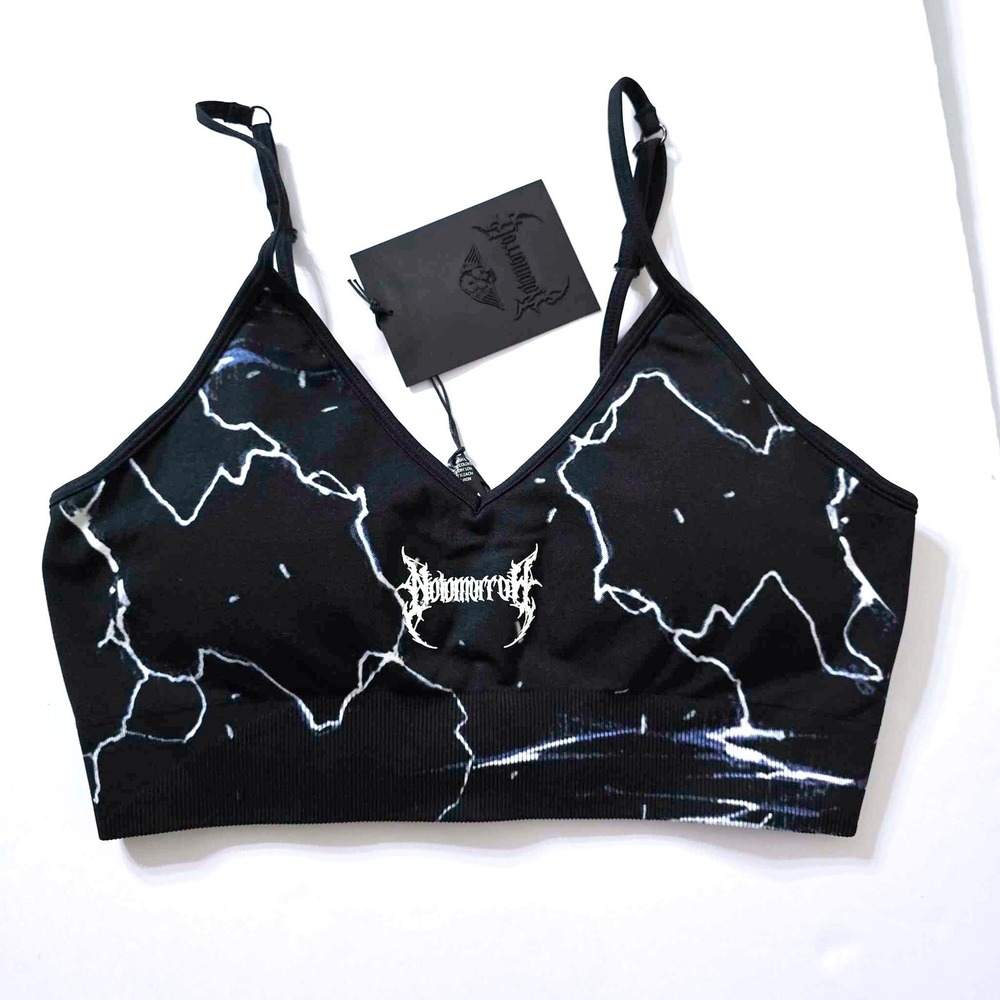 Civil Regime Thunderstruck Kelly Seamless Sports Bra Size XLarge